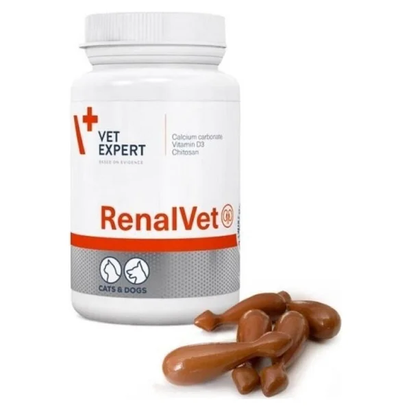 Vet Expert Renalvet 60 Adet Twist Off Kapsül Kedi ve Köpekler İçin Böbrek Sağlığı Desteği - Görsel 4