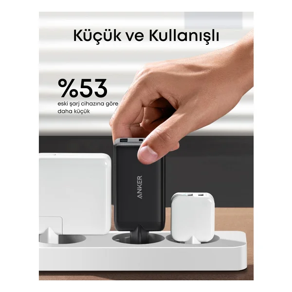 Anker 735 Nano Iı A2667 65 W Hızlı Şarj Adaptörü - Görsel 2