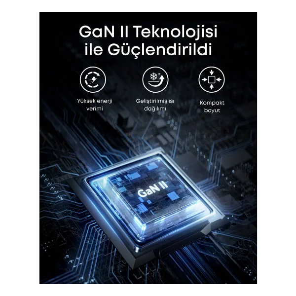 Anker 735 Nano Iı A2667 65 W Hızlı Şarj Adaptörü - Görsel 4
