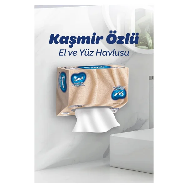 Selpak Kaşmir Özlü 80'li El Ve Yüz Havlusu - Görsel 2