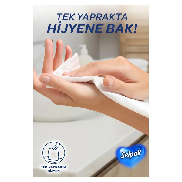 Selpak Kaşmir Özlü 80'li El Ve Yüz Havlusu - Görsel 3