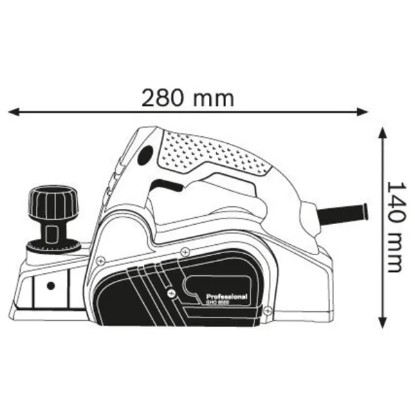 Bosch Gho 6500 650 W Planya - Görsel 7