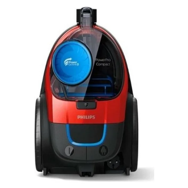 Philips FC9330 Toz Torbasız Elektrikli Süpürge 900W HEPA Filtreli Kırmızı - Siyah 1.5L Toz Haznesi - Görsel 2