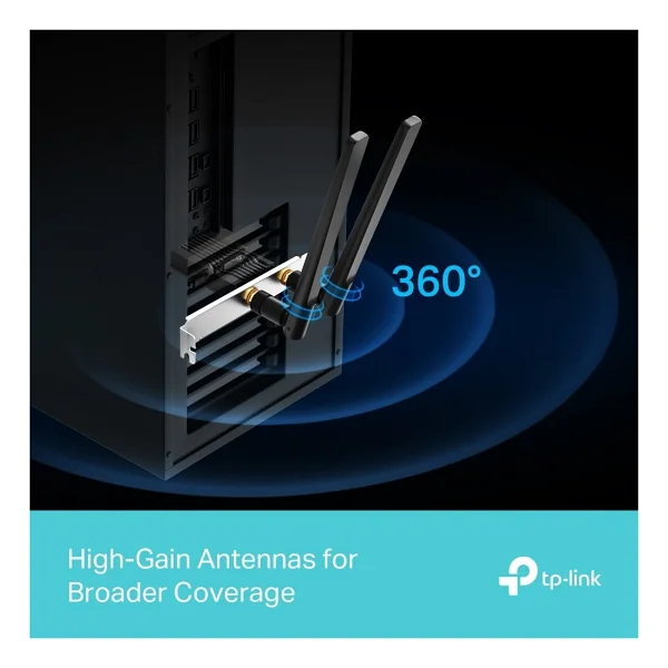 Tp-Link Archer Tx55e 3000 Mbps Kablosuz Ağ Adaptörü - Görsel 8