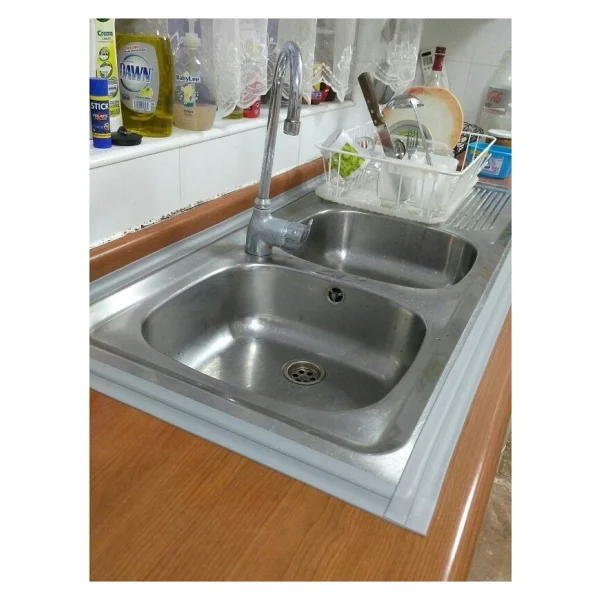 Buffer Gri Su Sızdırmaz Banyo Mutfak Lavabo Küvet İzolasyon Şerit Bant - Görsel 2