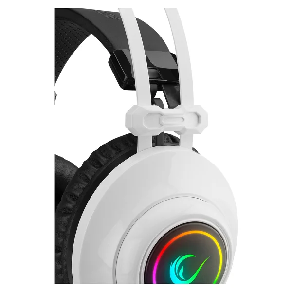 Rampage Pulsar Rm-K1 Beyaz RGB 7.1 USB Kablolu Kulak Üstü Oyuncu Kulaklığı - Görsel 5