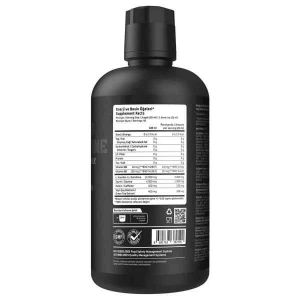 Kingsize Nutrition Thermo Carnitine 1000 Ml - Görsel 5