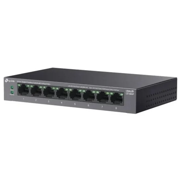 Tp-Link Ls108gp 8 Port 10/100/1000 Mbps Gigabit Poe Switch - Görsel 8