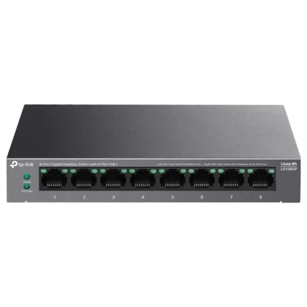 Tp-Link Ls108gp 8 Port 10/100/1000 Mbps Gigabit Poe Switch - Görsel 9