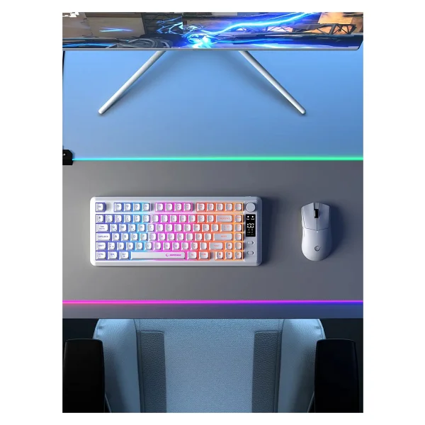 Rampage Zeron Rm-K87 RGB %75 Tkl Membrane Switch Kablosuz Oyuncu Klavyesi - Görsel 10