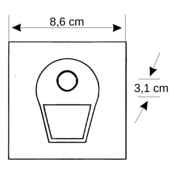 Cata Ct-5170 1 W Beyaz Kasa Sensörlü LED Armatür - Görsel 5