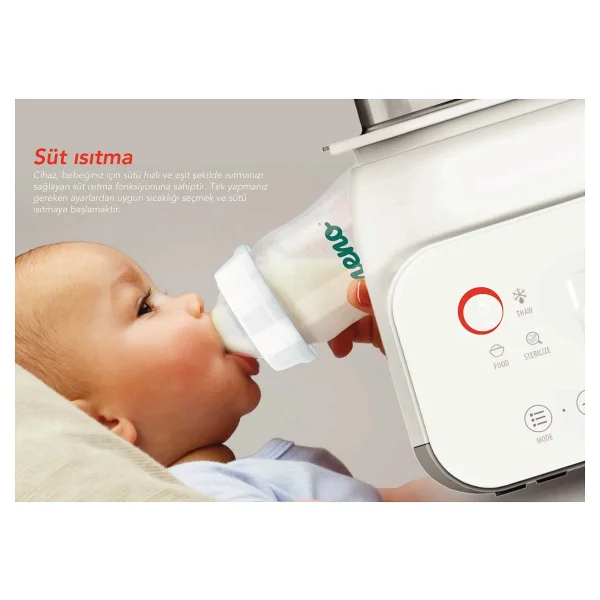 Neno Vita 5 İn 1 Buhar Sterilizatörü Ve Biberon Isıtıcı - Görsel 4