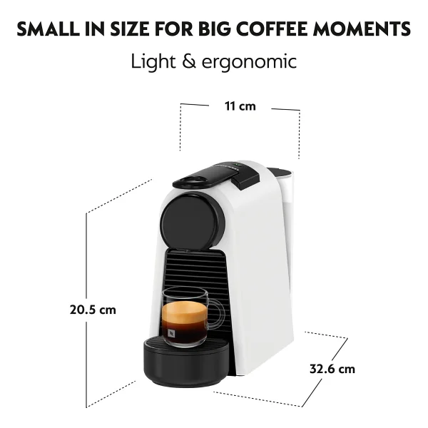 Nespresso Essenza Mini D 30 Beyaz Kapsül Kahve Makinesi - Görsel 5
