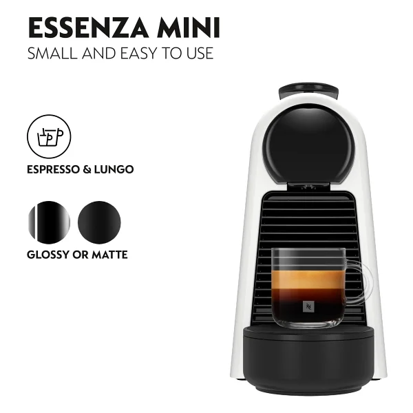 Nespresso Essenza Mini D 30 Beyaz Kapsül Kahve Makinesi - Görsel 6