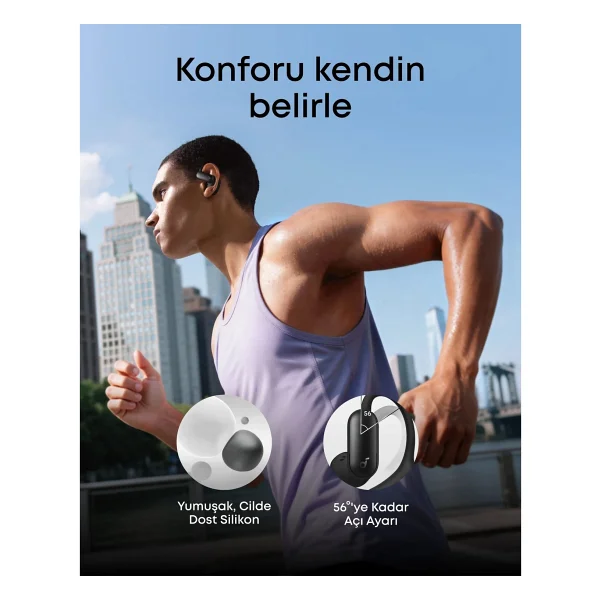 Anker Soundcore Aerofit 2 Pro TWS Open Ear Bluetooth Kulaklık - Görsel 5