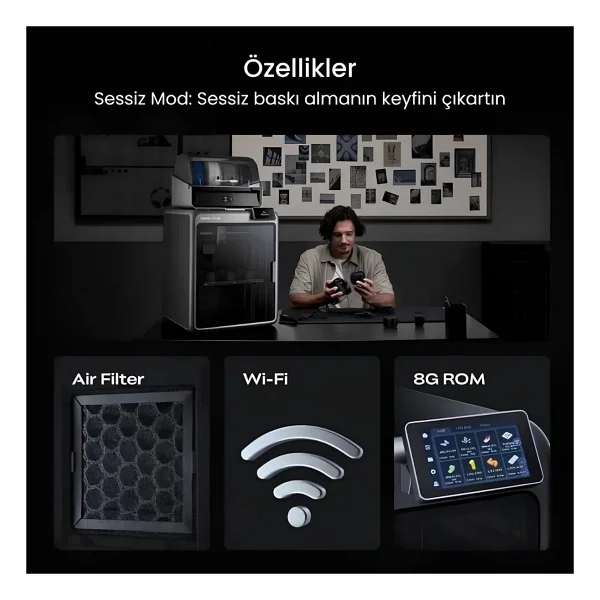 Creality K2 Combo Kapalı Kasa 3d Yazıcı - Görsel 7