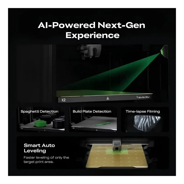 Creality K2 Combo Kapalı Kasa 3d Yazıcı - Görsel 9