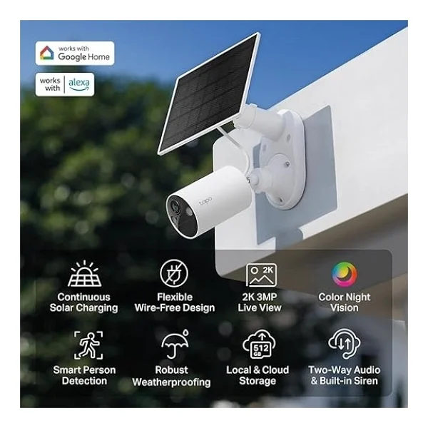 Tp-Link Tapo C410 Kıt Bullet 2k 3 Mp Solar Gece Görüşlü Ip Wi-Fi Güvenlik Kamerası - Görsel 5