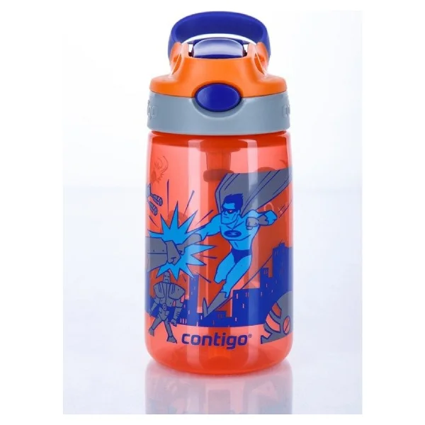 Contigo Flip Süper Kahraman 420 Ml Tritan Çocuk Suluğu - Görsel 3