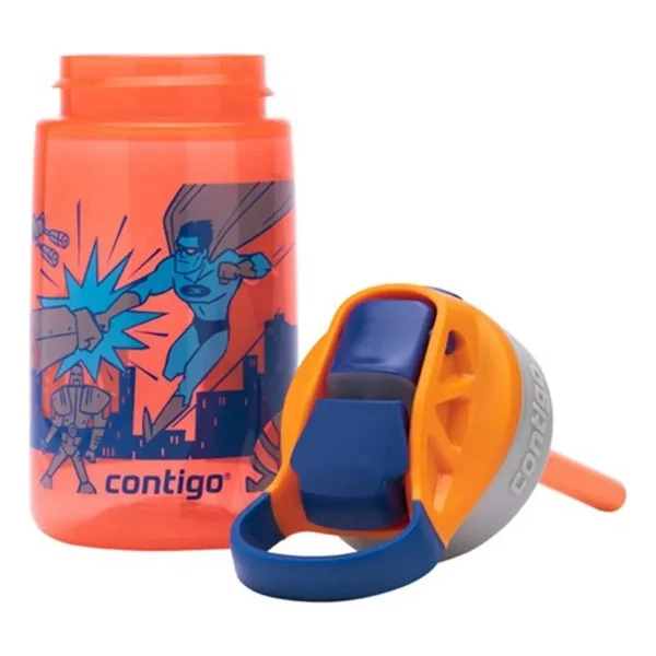 Contigo Flip Süper Kahraman 420 Ml Tritan Çocuk Suluğu - Görsel 6