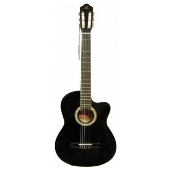 Barcelona Lc 3900 Cbk Cutaway Siyah Klasik Gitar - Görsel 7