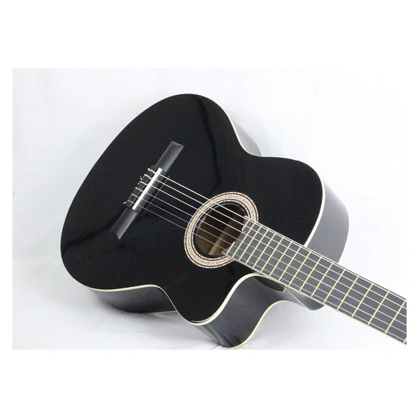 Barcelona Lc 3900 Cbk Cutaway Siyah Klasik Gitar - Görsel 3