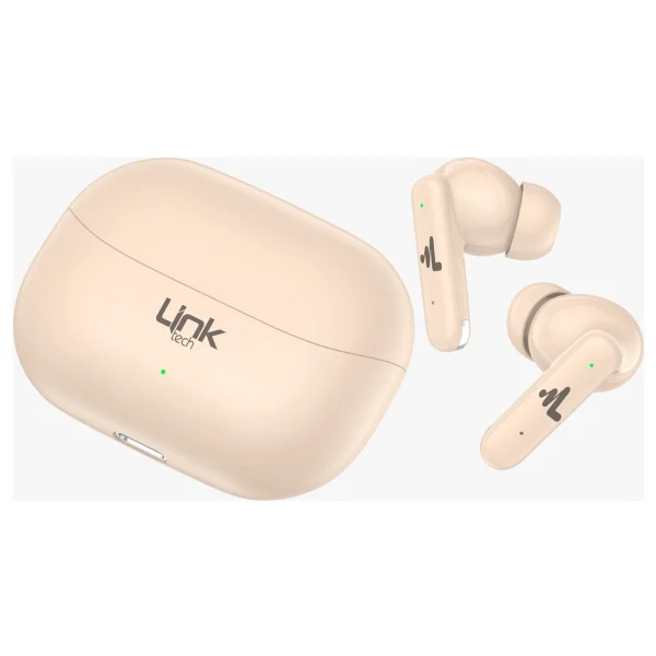 Linktech S160 ANC TWS Bej Kulak İçi Bluetooth Kulaklık - Görsel 3