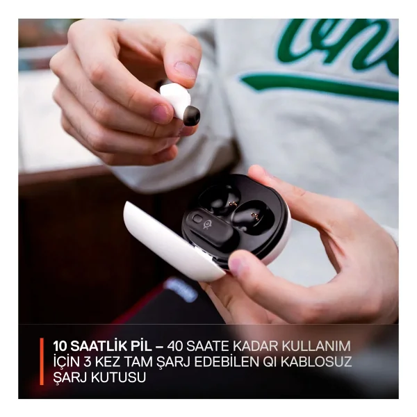 SteelSeries Arctis GameBuds ANC TWS Kulak İçi Bluetooth Oyuncu Kulaklığı - Görsel 10