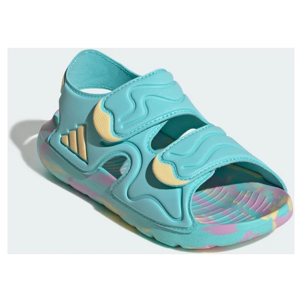 Adidas Altaswim 3 Js2539 Turkuaz Çocuk Sandalet - Görsel 2
