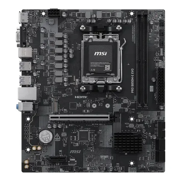 Msı Pro B850m-E Evo AMD Am5 DDR5 Micro Atx Anakart - Görsel 10