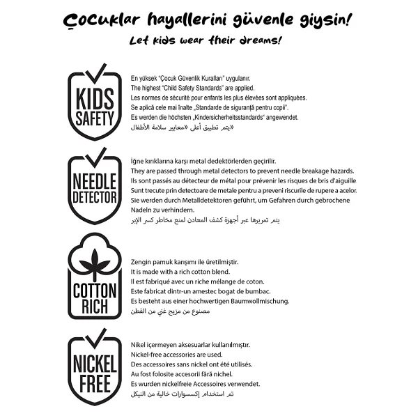 Denokids Kız Çocuk Elbise Unicorn Aplikeli %100 Pamuk Gömlek Stil Elbise 4-9 Yaş - Pembe - Görsel 3