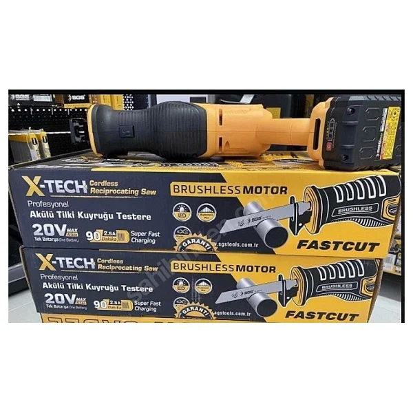Sgs 5565 Akülü Tilki Kuyruğu Testere Seti 20v - 4,0 Ah X 185 Mm - Görsel 3