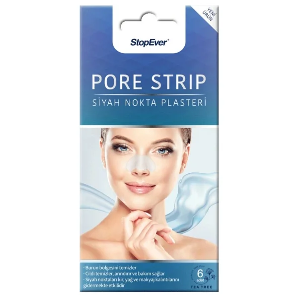Stopever Pore Strip 6'lı Siyah Nokta Burun Plasteri - Görsel 3