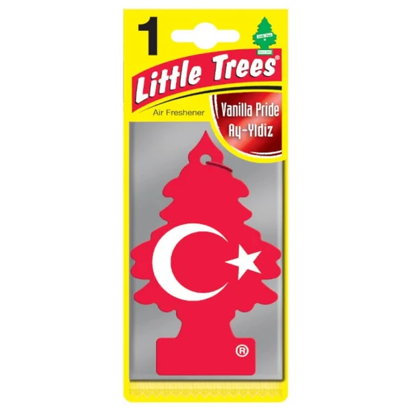 Little Trees Türk Bayrağı Vanilya Aromalı Oto Kokusu - Görsel 2