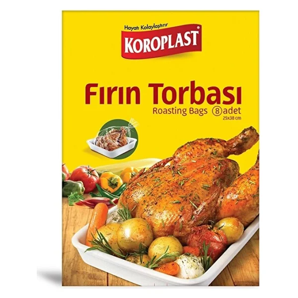 3 Adet Koroplast Fırın Torbası 25x38 - Görsel 2