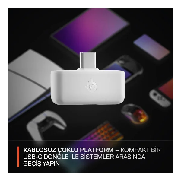 Steelseries Arctis Nova 5 Beyaz Kablosuz Kulak Üstü Oyuncu Kulaklığı - Görsel 9