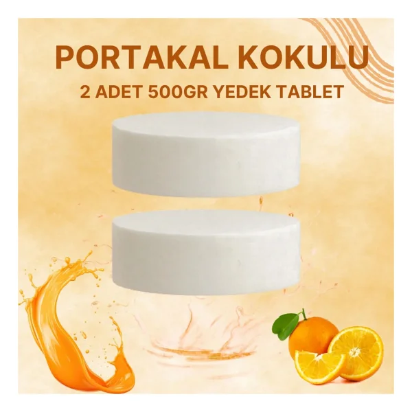 Saban 2x500 Gram - Portakal Kokulu, Nem Alıcı Rutubet Ve Küf Önleyici Yedek Tablet - Görsel 9