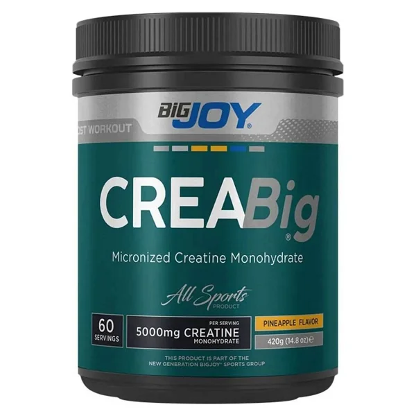 Bigjoy Creabig Toz Yeşil Elma 420g Türkiye Menşeli Mikronize Kreatin Monohidrat İçerir - Görsel 6