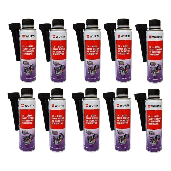 Würth 300 ml 10'lu Dizel Enjektör Temizleyici - Görsel 4