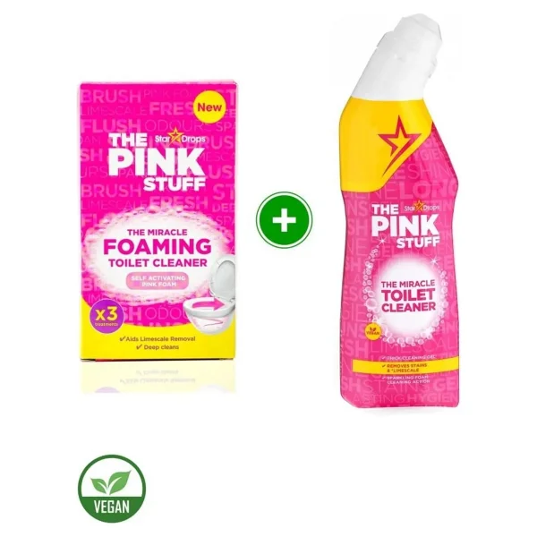 The Pink Stuff Mucizevi Tuvalet Temizleyici 750ml + Köpüren Tuvalet Temizleyici 3 Adet - Görsel 6