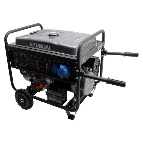 Hyundai Hhy10000e 10.6 Kva İpli/Marşlı Benzinli Jeneratör - Görsel 3