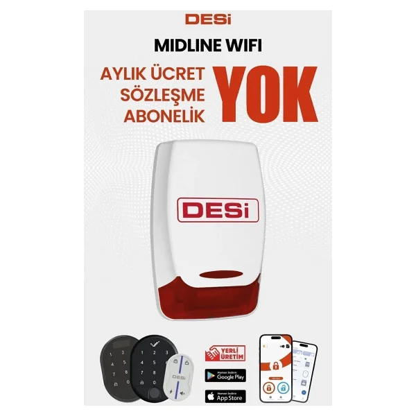 Desi Midline Smart Plus Alarm Sistemi - Görsel 7