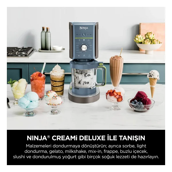 Ninja Creami Deluxe 10in1 Blackberry Frozen Ve Dondurma Makinesi - Görsel 2