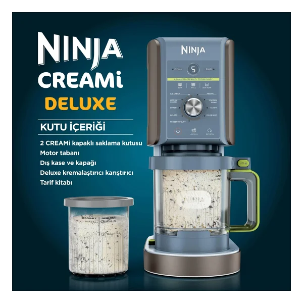 Ninja Creami Deluxe 10in1 Blackberry Frozen Ve Dondurma Makinesi - Görsel 10