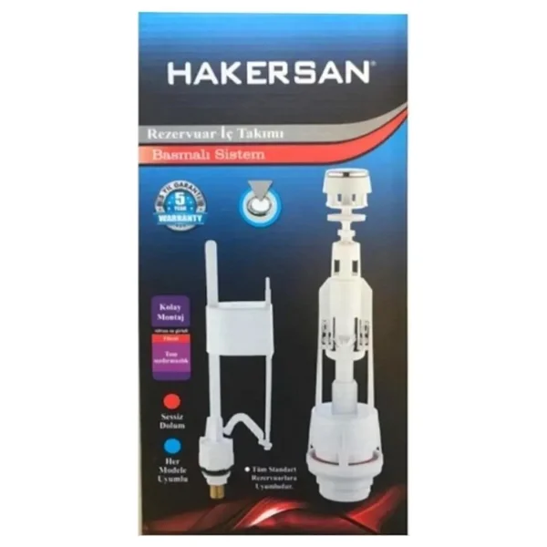 Hakersan Rezervuar Basmalı Iç Takım Klozet Sifon Iç Takımı - Görsel 7