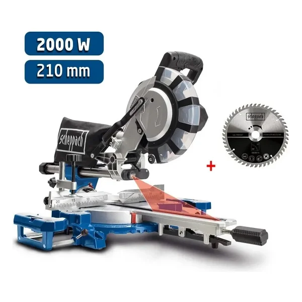 Scheppach Hm216 2000 W Gönye Testere - Görsel 7