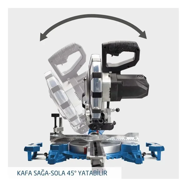 Scheppach Hm216 2000 W Gönye Testere - Görsel 9