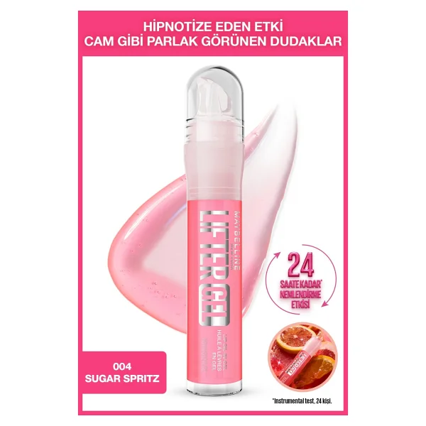 Maybelline New York Lifter Gel Sugar Spritz Dudak Parlatıcısı - Görsel 2