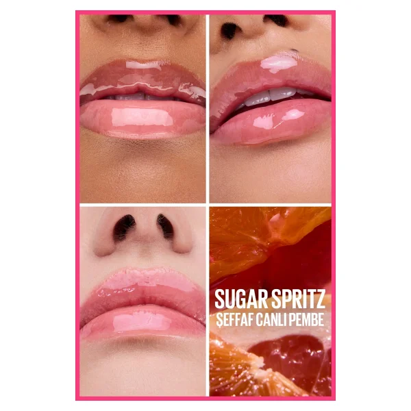 Maybelline New York Lifter Gel Sugar Spritz Dudak Parlatıcısı - Görsel 4