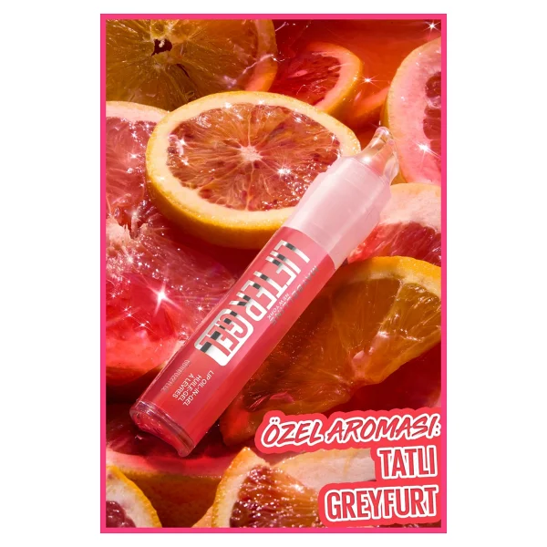Maybelline New York Lifter Gel Sugar Spritz Dudak Parlatıcısı - Görsel 5